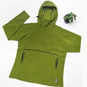 Melanzana micro grid hoodie
